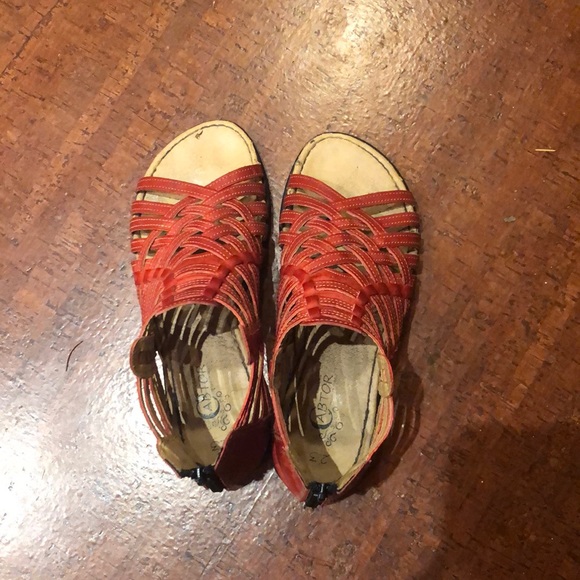 Handmade strappy leather sandals - Picture 4 of 5